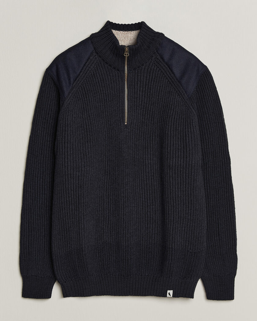 Peregrine Foxton Quarter Zip Jumperr Navy – Sininen