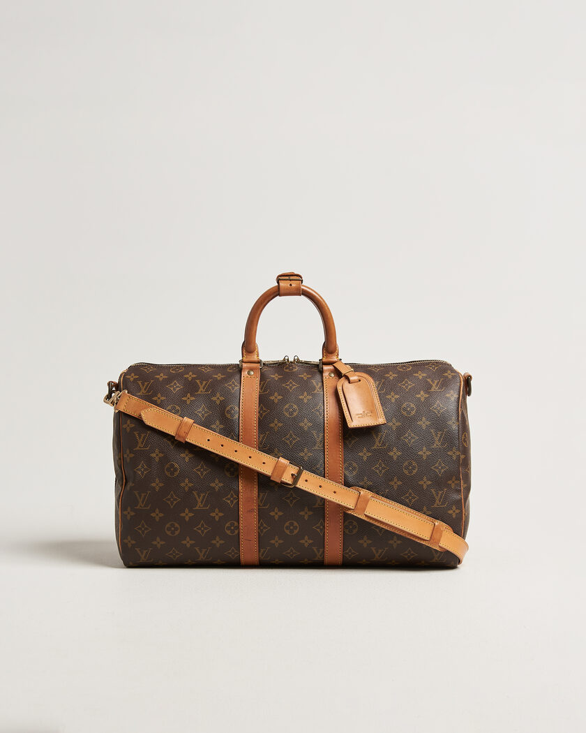 Louis Vuitton Pre-Owned Keepall 45 Bandoulière Monogram – Ruskea