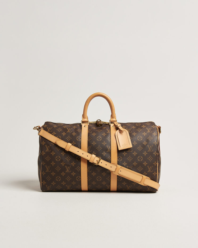Louis Vuitton Pre-Owned Keepall 45 Bandoulière Monogram – Ruskea