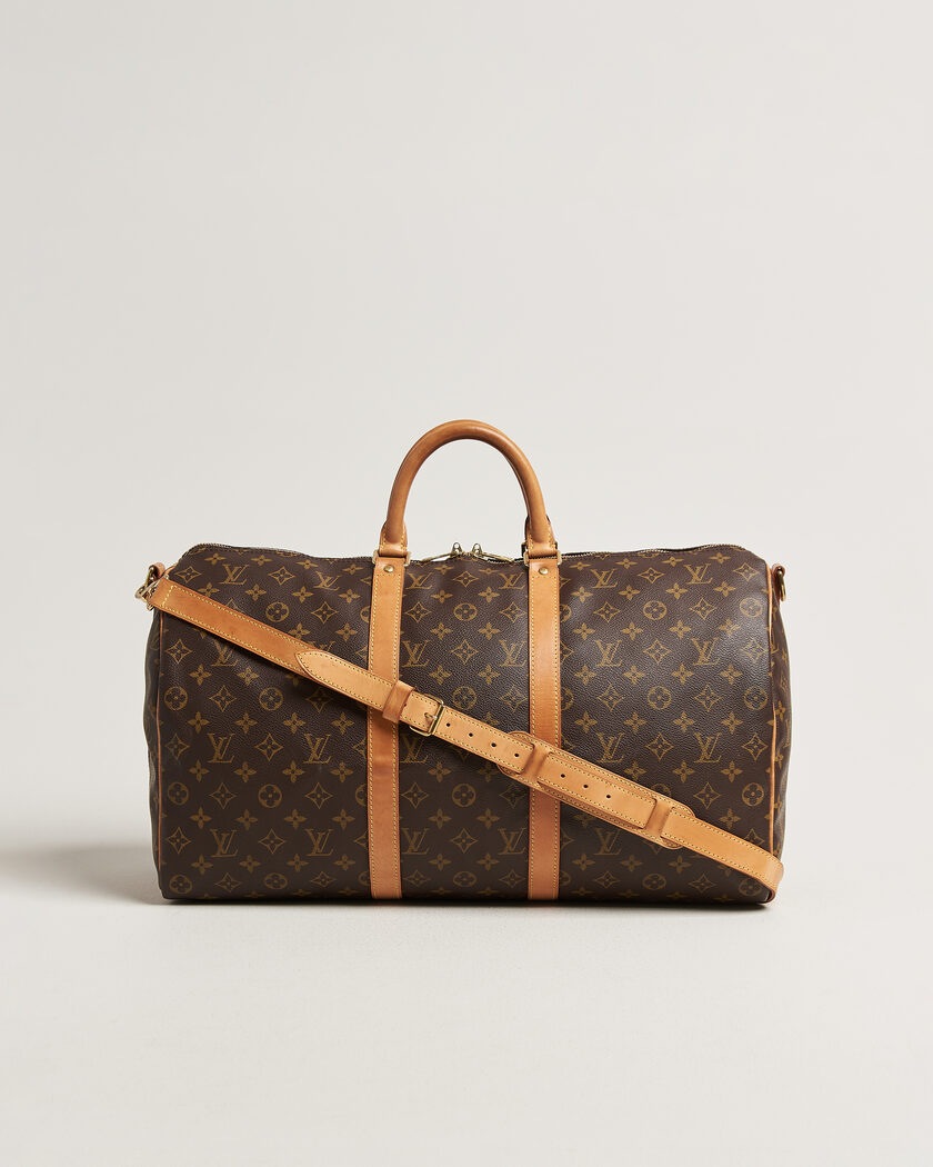 Louis Vuitton Pre-Owned Keepall 50 Bandoulière Monogram – Ruskea