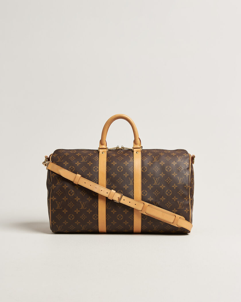 Louis Vuitton Pre-Owned Keepall 45 Bandoulière Monogram – Ruskea