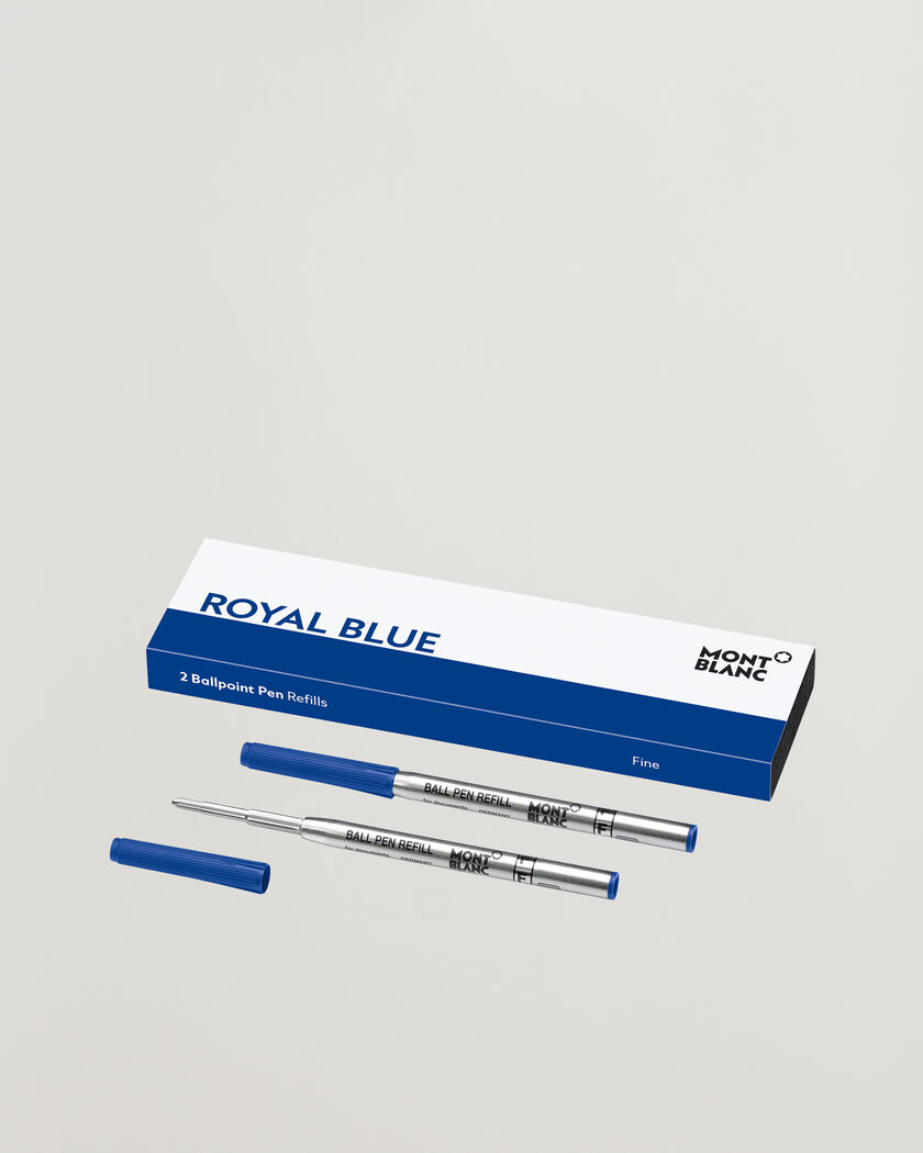 Montblanc 2 Ballpoint Pen Refill Fine Royal Blue – Sininen