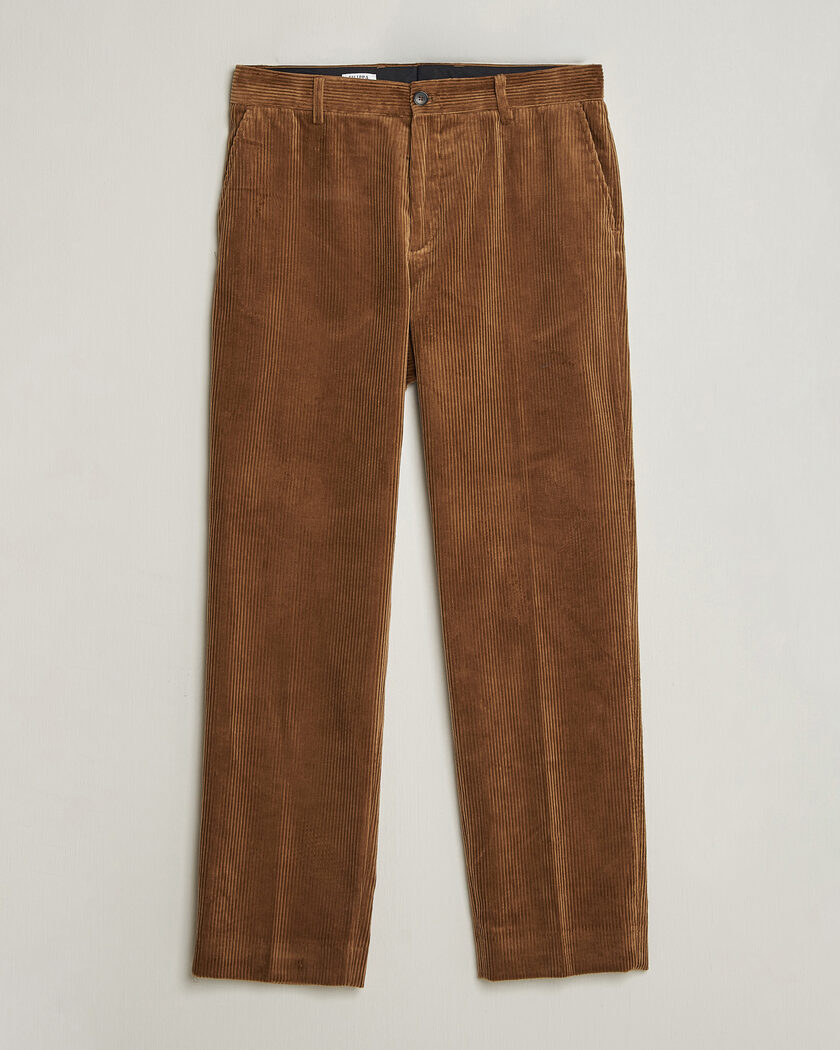 Filippa K Julian Corduroy Chino Trousers Tobacco – Ruskea