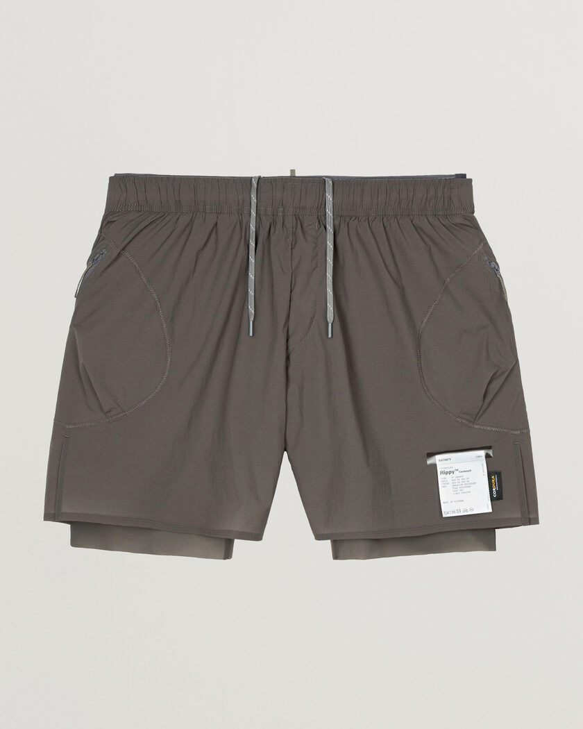 Satisfy Rippy Cordura 5 Inch Shorts Subterranean – Harmaa