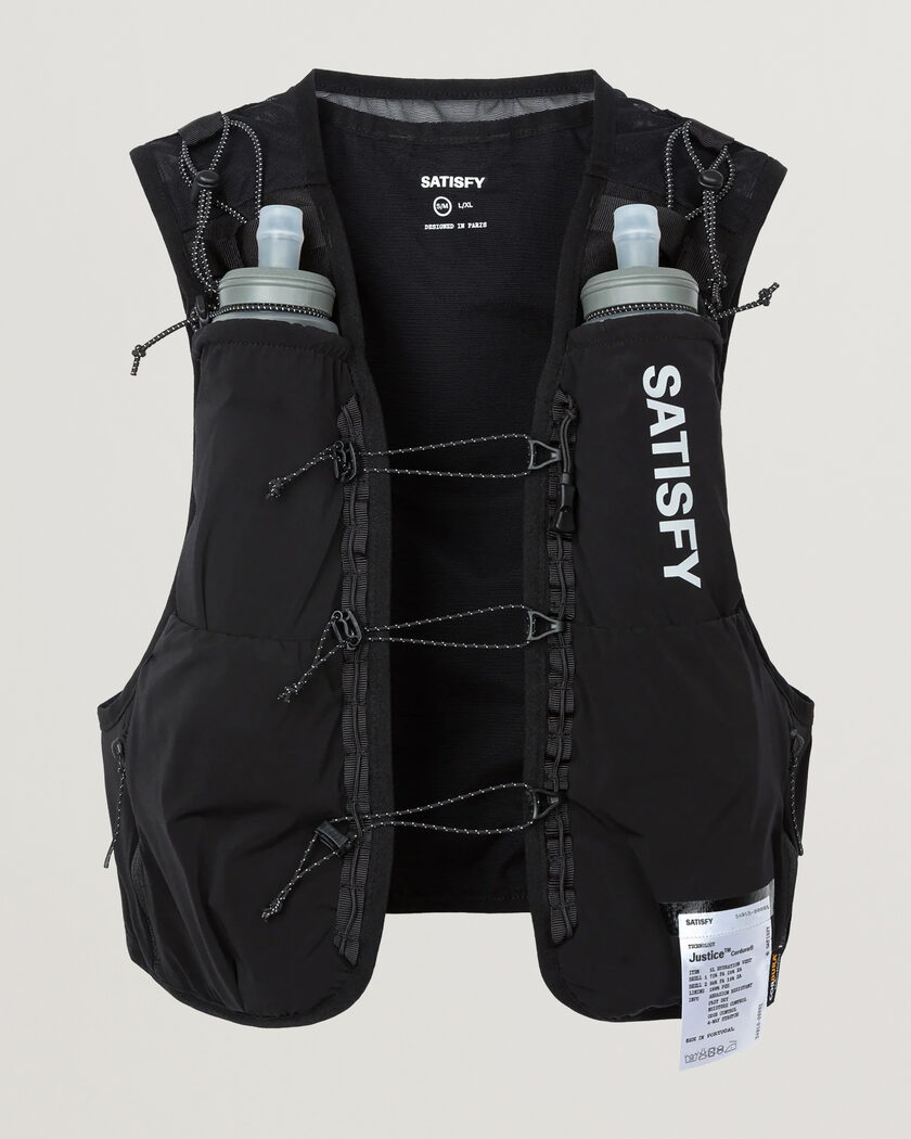 Satisfy TechSilk Drift Cordura 5L Hydration Vest Black – Musta