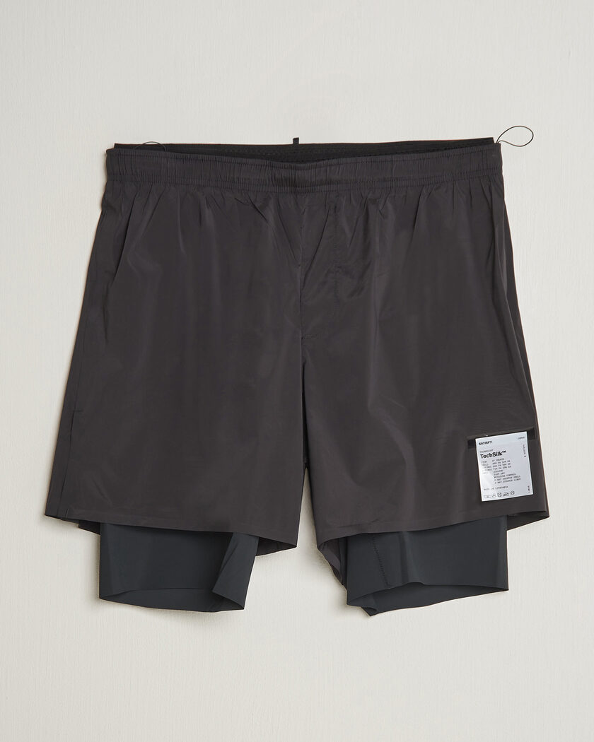Satisfy TechSilk 8 Inch Shorts Black – Musta