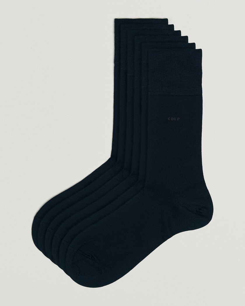 CDLP 6-Pack Mid Length Socks Dark Navy – Sininen