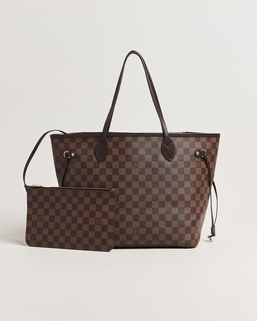 Louis Vuitton Pre-Owned Neverfull MM  Damier Ebene – Ruskea