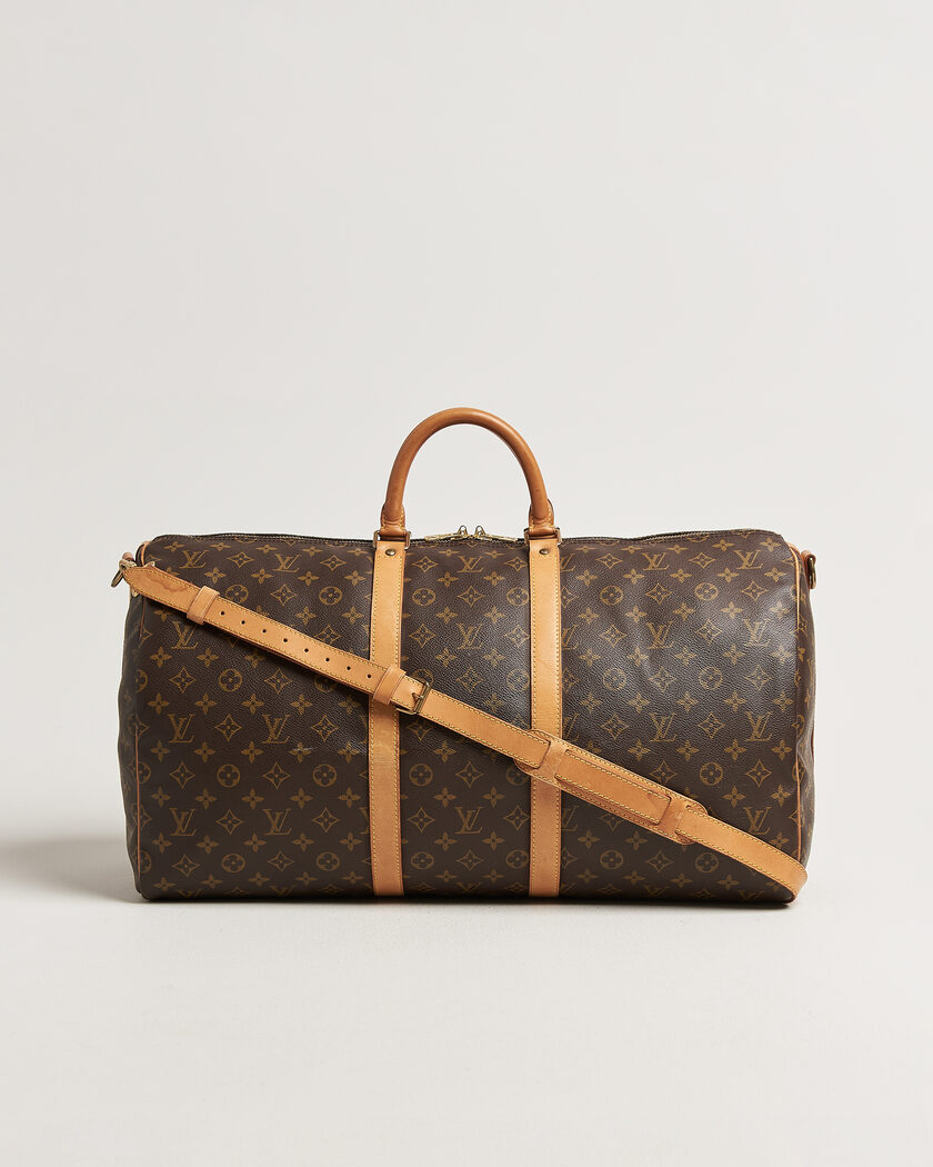Louis Vuitton Pre-Owned Keepall Bandouliére 55 Monogram – Ruskea