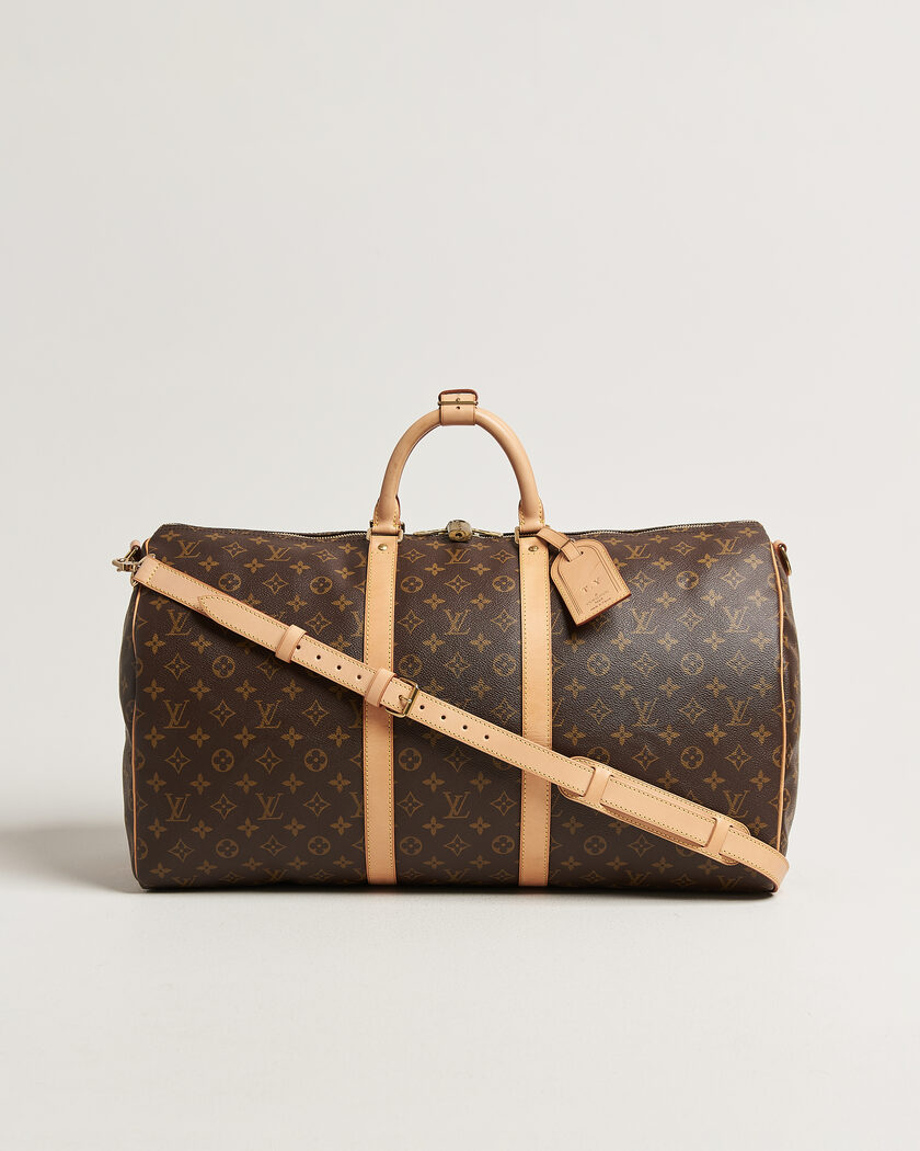 Louis Vuitton Pre-Owned Keepall Bandouliére 55 Monogram – Ruskea