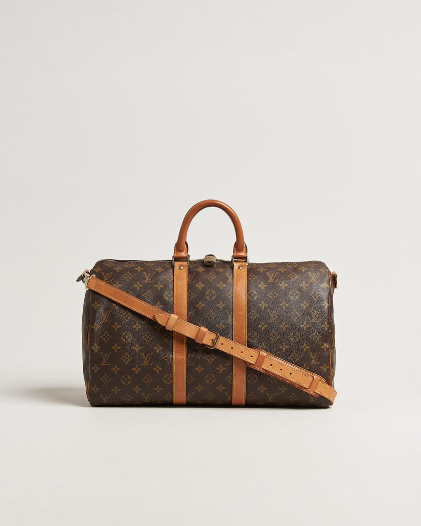 Louis Vuitton Pre-Owned Keepall Bandouliére 45 Monogram – Ruskea