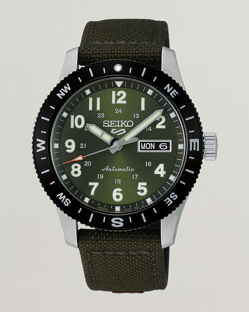 Seiko 5 Sports Automatic Field Watch 41mm Green Dial – Vihreä