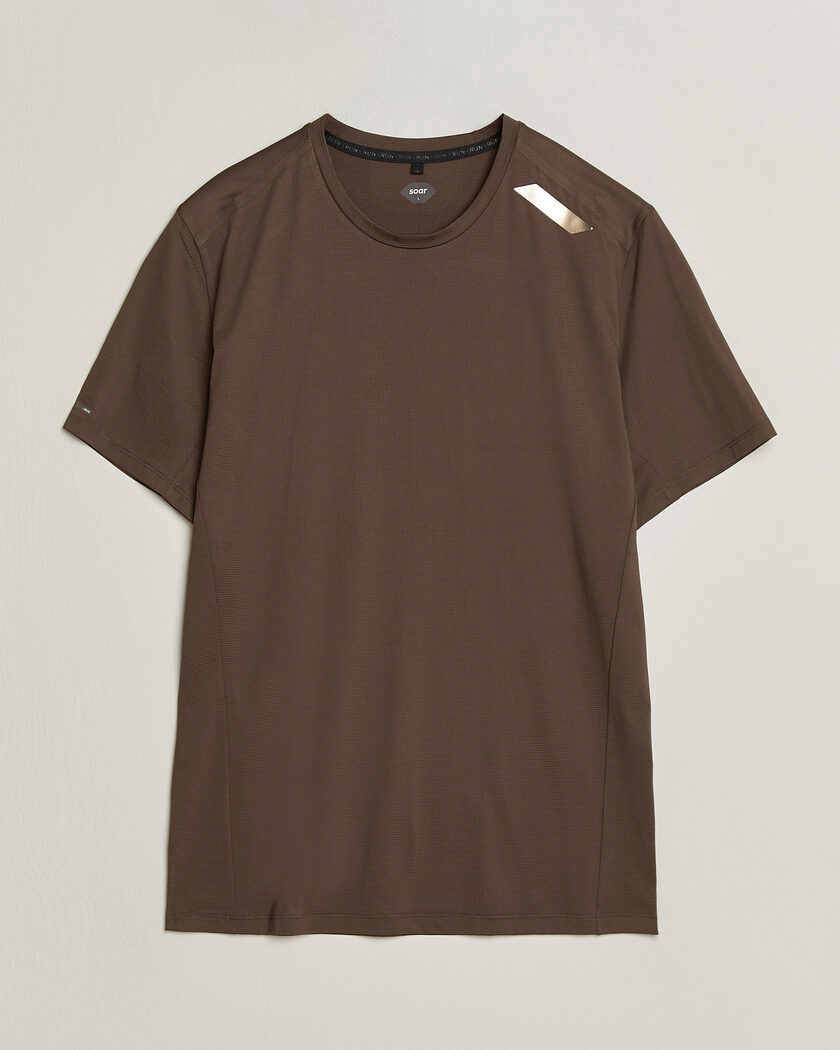 SOAR Running Eco Tech T-Shirt Brown – Ruskea