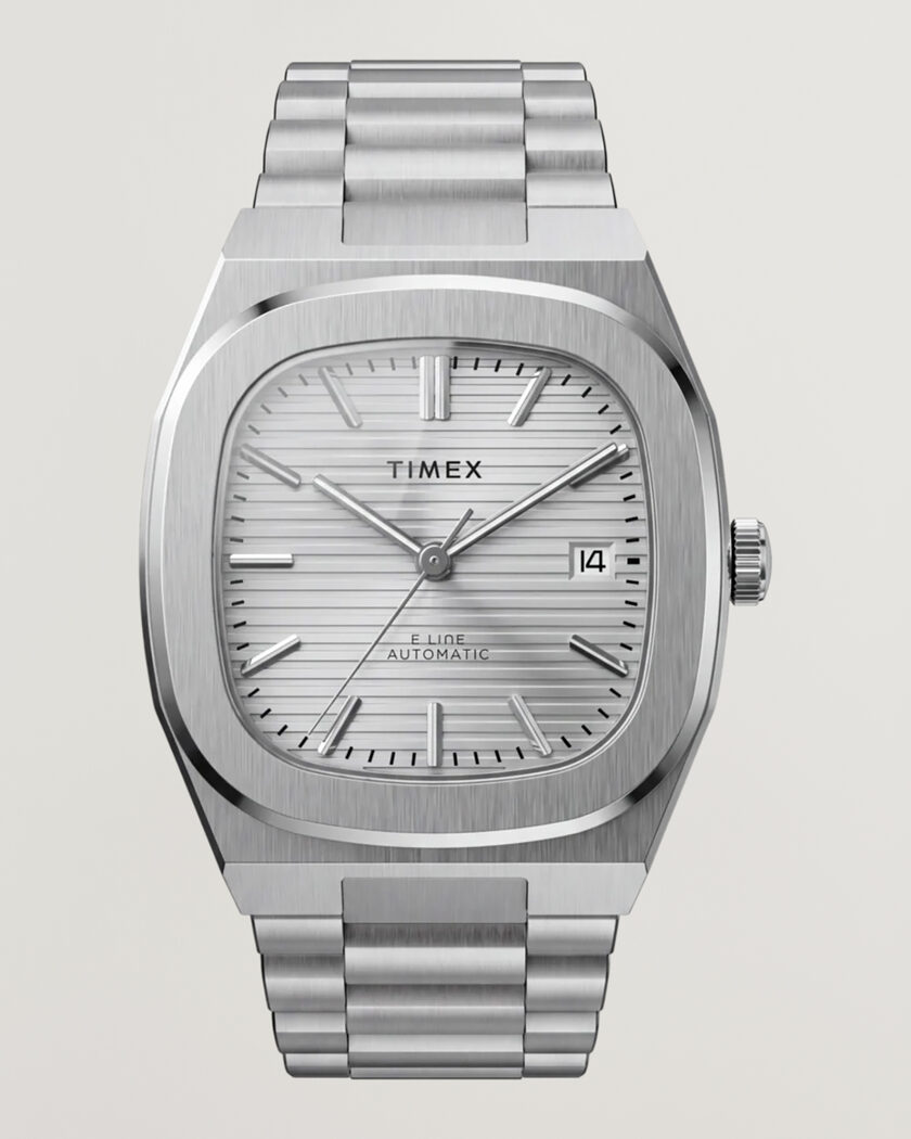 Timex Automatic E Line Stainless Steel 38mm Silver Dial – Hopea