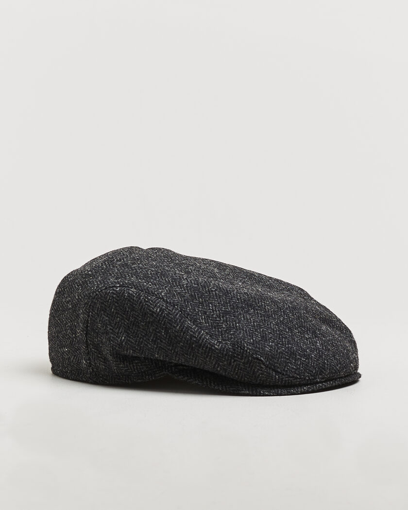  Wigéns Ivy Slim Herringbone Cap Dark Grey – Harmaa