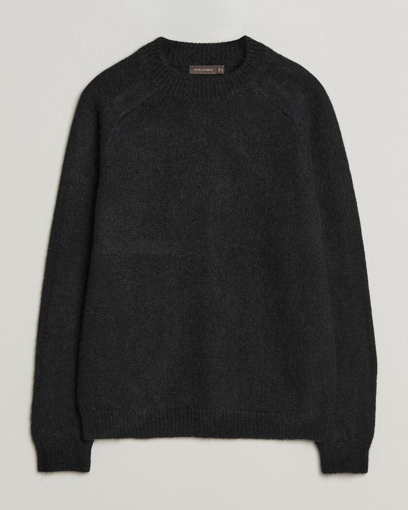 Oscar Jacobson Andie Alpacka/Merino Knitted Sweater Black – Musta