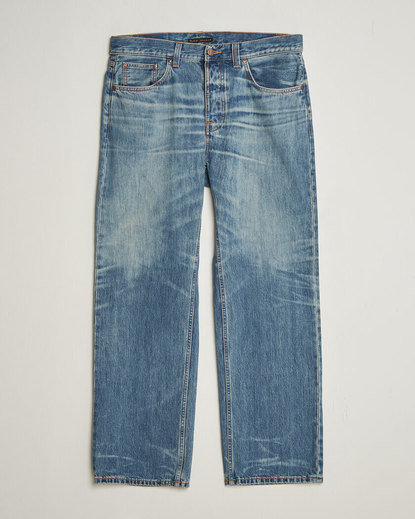 Nudie Jeans Tuff Tony Jeans Silver Tracks – Sininen