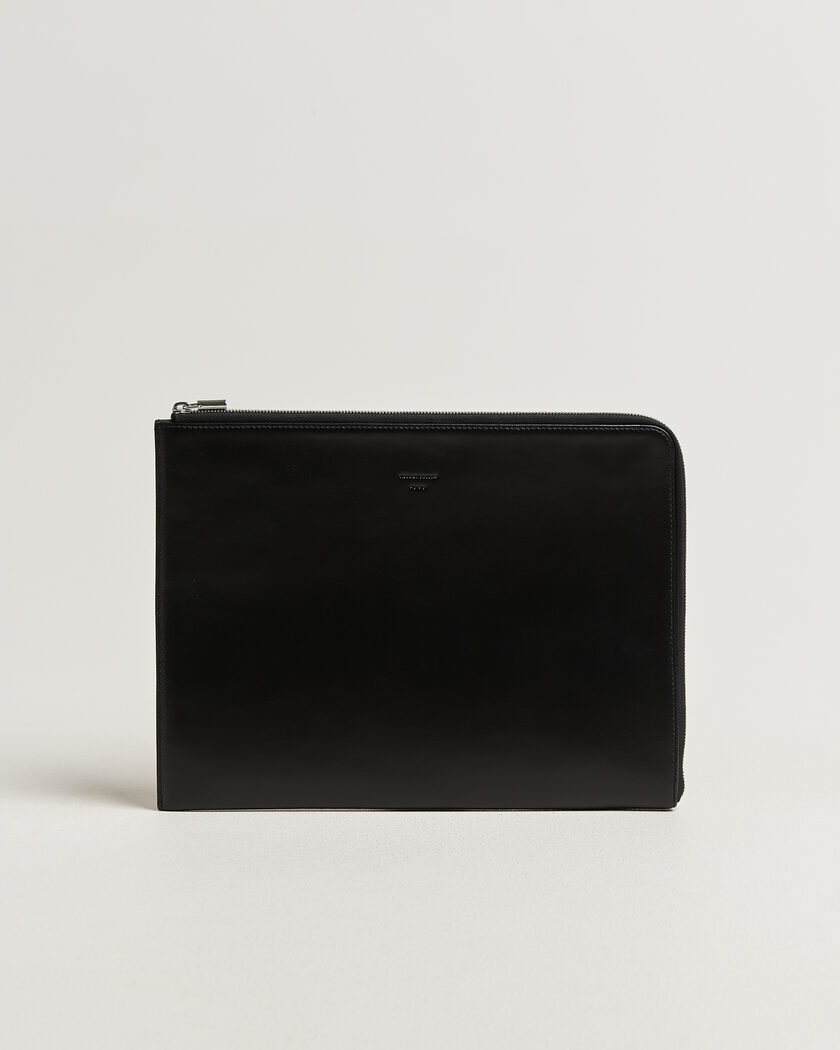 Tiger of Sweden Vitama Smooth Leather Portfolio Black – Musta
