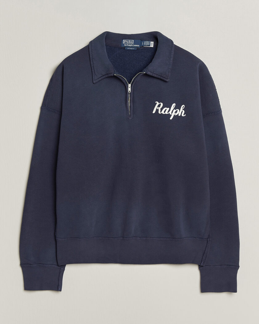 Polo Ralph Lauren Knit Half Zip Sweatshirt Dark Cobolt – Sininen
