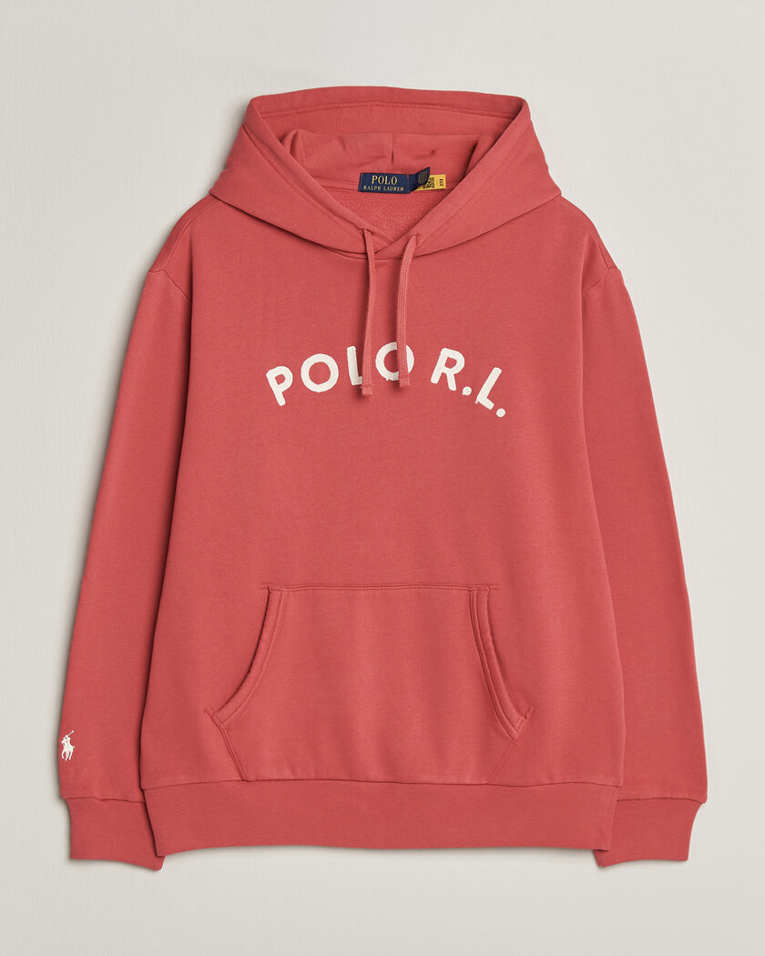 Polo Ralph Lauren Cotton Chest Logo Hood Nantucket Red – Punainen