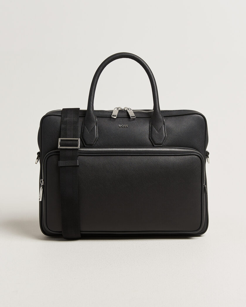 BOSS BLACK Northon Slim Document Case Black – Musta