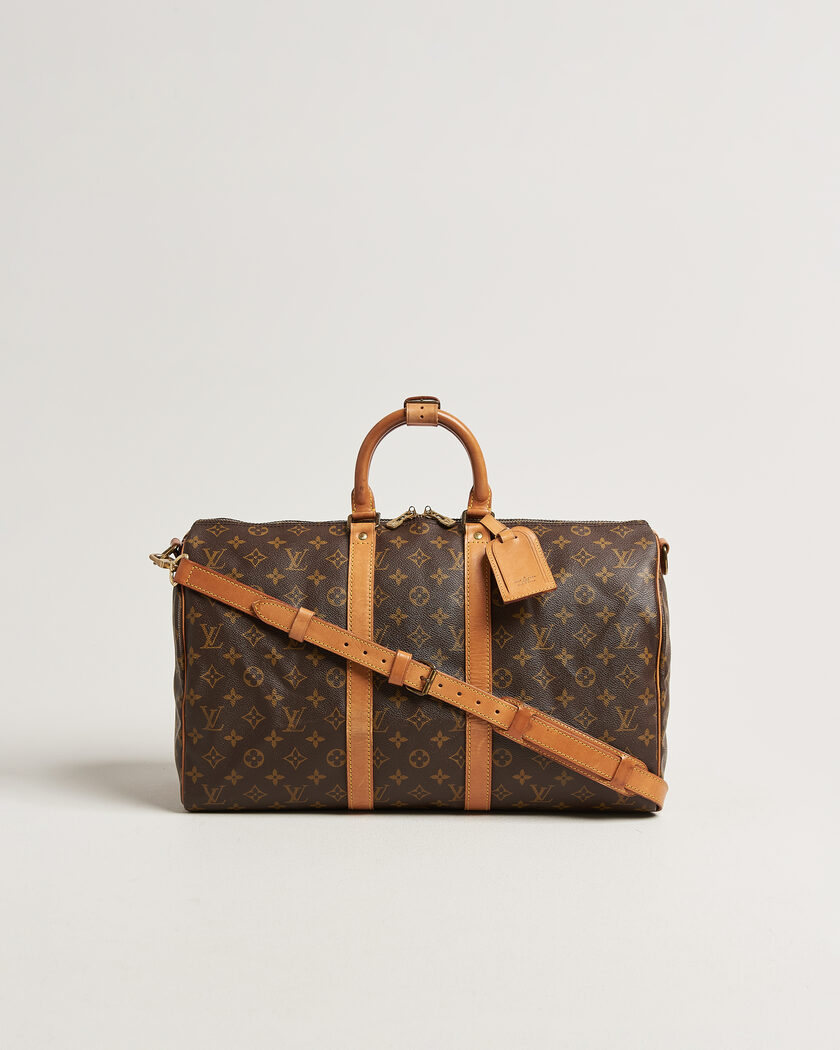 Louis Vuitton Pre-Owned Keepall 45 Bandoulière Monogram – Ruskea