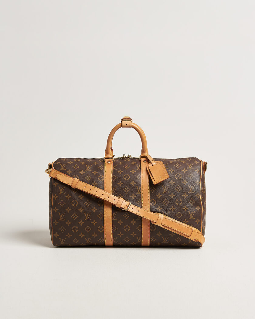 Louis Vuitton Pre-Owned Keepall 45 Bandoulière Monogram – Ruskea