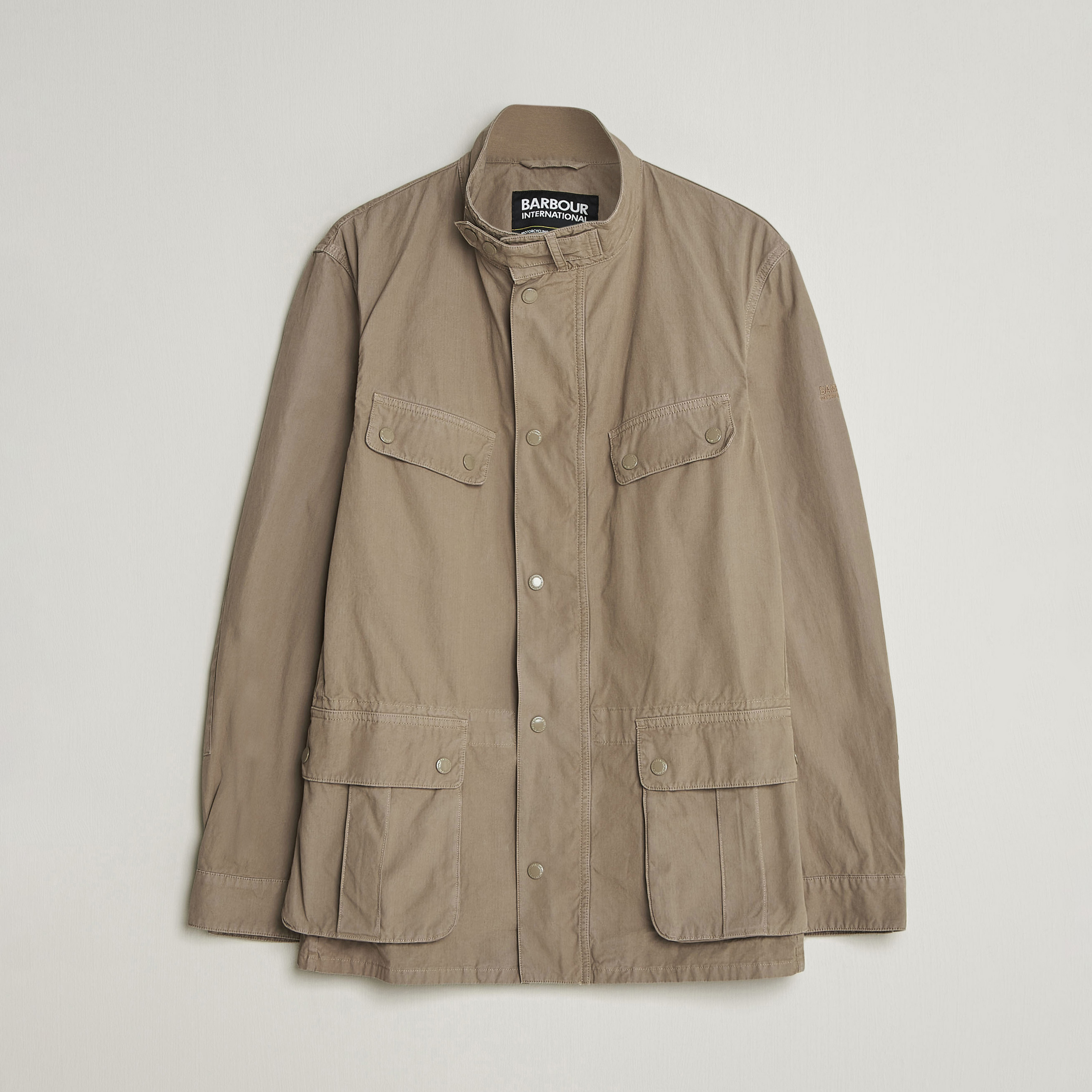 Barbour International Garment dyed Casual Duke Jacket Timberwolf osoitteest
