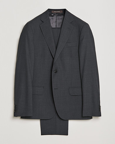Miehet | Puku | Oscar Jacobson | Edmund Suit Super 120's Wool Grey
