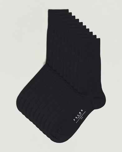Mies | Wardrobe Basics | Falke | 10-Pack Airport Socks Black