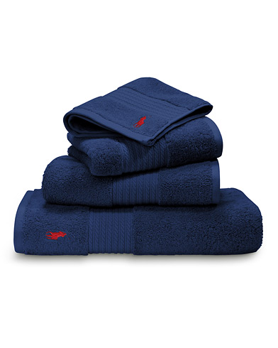 Mies |  | Ralph Lauren Home | Polo Player 3-Pack Towels Marine