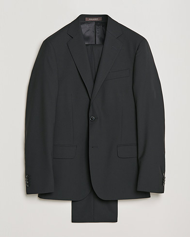 Mies | Oscar Jacobson | Oscar Jacobson | Edmund Suit Super 120's Wool Black