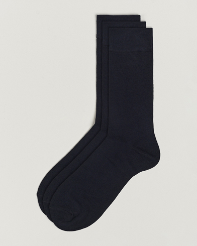 Mies | Sukat |  | 3-Pack Solid Care of Carl Sock Navy