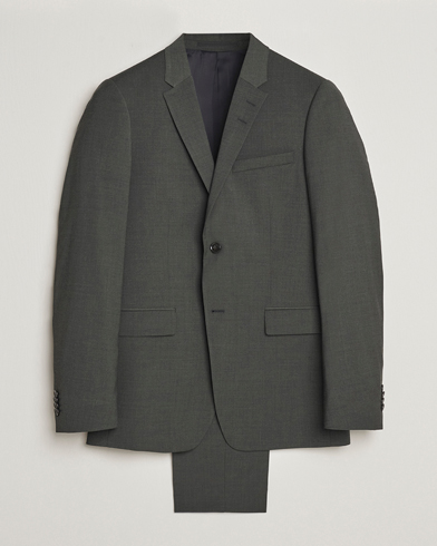 Mies | Puvut | Tiger of Sweden | Jerretts Wool Travel Suit Olive Extreme