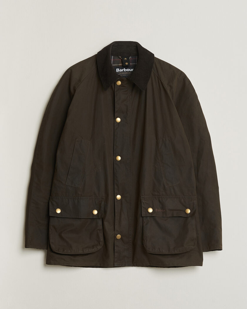 Pre-owned Barbour Lifestyle Ashby Wax Jacket Olive L – Vihreä