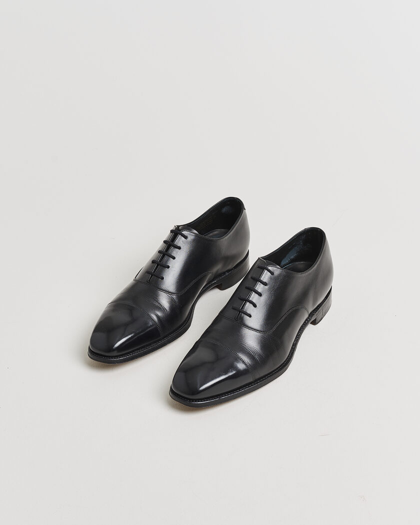Pre-owned Loake 1880 Rothschild Oxford Black Calf UK11 - EU45 – Musta