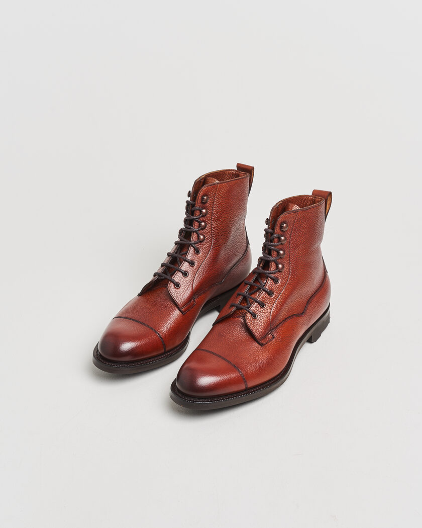Pre-owned Edward Green Galway Ridgeway Boot Rosewood Country Calf UK8 - EU42 – Ruskea
