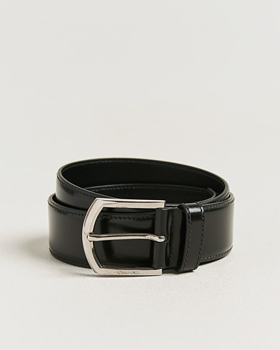 Pre-owned Church's Polished Binder 3,5 cm Belt Black 95 – Musta