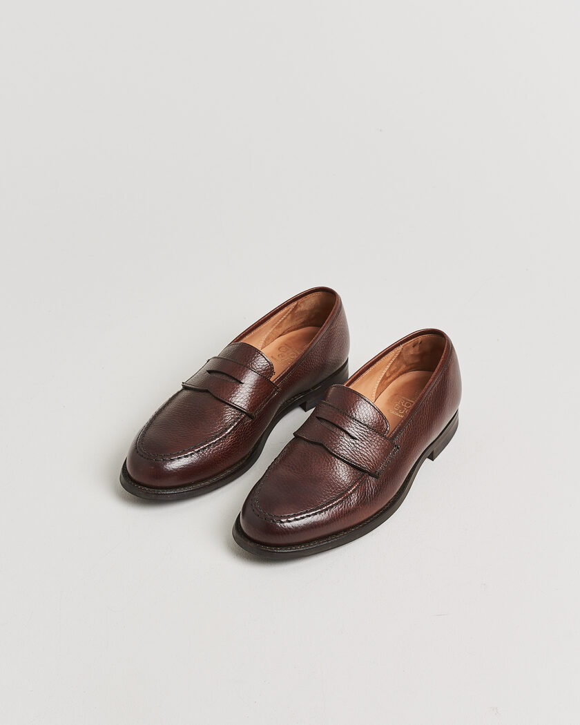 Pre-owned Crockett & Jones Boston City Sole Dark Brown Calf UK7 - EU41 – Ruskea