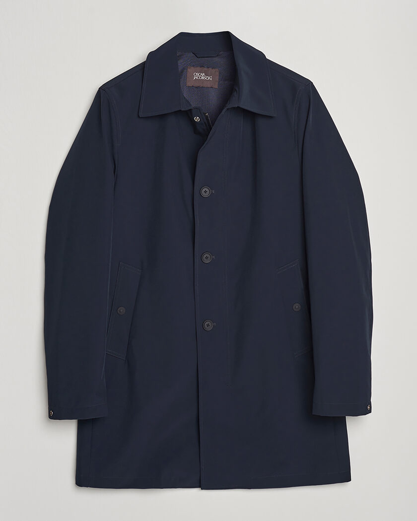 Pre-owned Oscar Jacobson Johnsson Coat Navy 50 – Sininen
