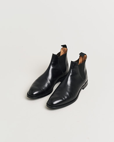 Pre-owned Crockett & Jones Chelsea 8 City Sole Black Calf UK8 - EU42 – Musta