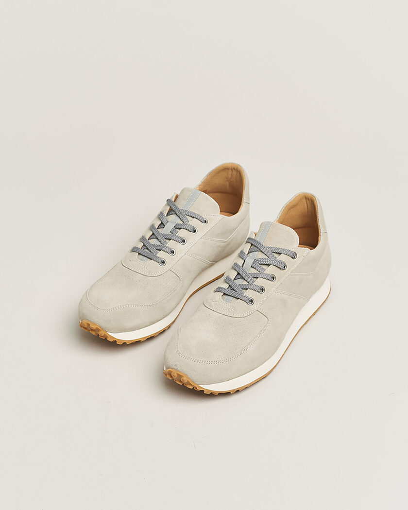 Pre-owned C.QP Stride Suede Running Sneaker Ghost – Harmaa