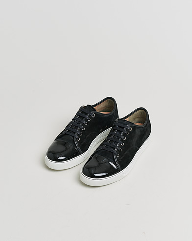 Pre-owned Lanvin DBB1 Patent Cap Toe Sneaker Black UK10 - EU44 – Musta