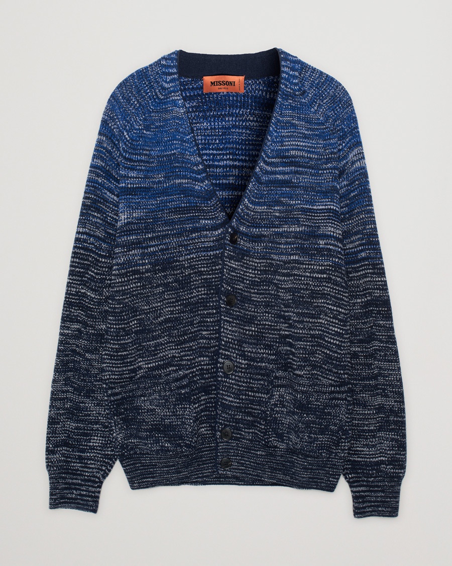 Pre-owned Missoni Degradé Cardigan Navy – Sininen