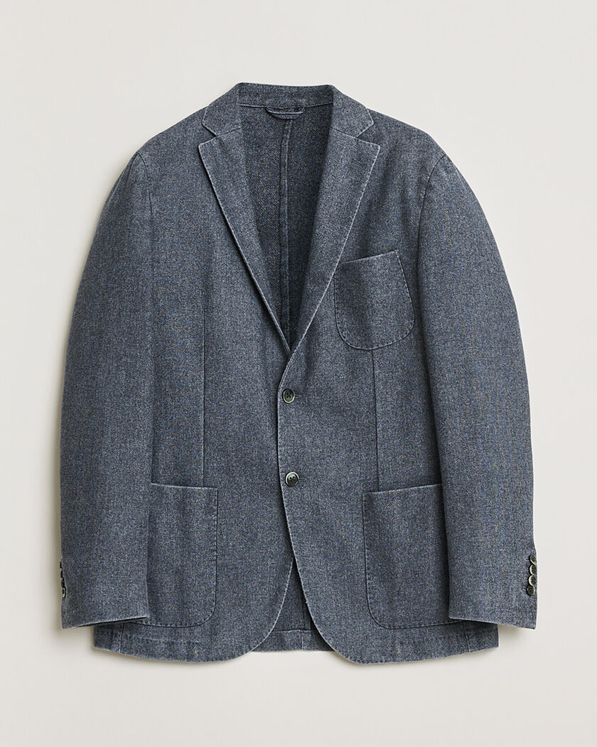  L.B.M. 1911 Wool Blazer Washed Blue 52 – Sininen