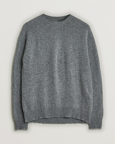Pre-owned Jil Sander Cashmere/Merino Round Neck Sweater Grey Melange – Harmaa
