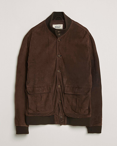 Pre-owned Valstar Valstarino Suede Jacket Dark Brown 54 – Ruskea