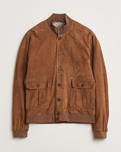 Pre-owned Valstar Valstarino Suede Jacket Sandal 52 – Ruskea