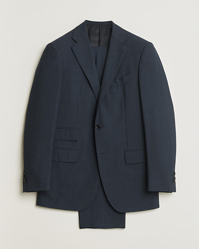 Pre-owned Caruso 120s Wool Suit Dark Blue 48 – Sininen