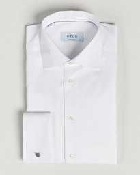  Contemporary Fit Shirt Double Cuff White
